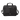Schwarze Dicota Eco Top Traveller PRO Laptoptasche in Frontalansicht mit Tragegriffen, Reißverschlussfächern und abnehmbarem Schultergurt.