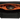 Geöffnete Schrägansicht des Everki Sleeves mit orangefarbenem Innenfutter, Steckfächern für Zubehör und einer darin verstauten Computermaus.
