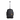 Frontalansicht des schwarzen Everki Wheeled 123 Rollkoffers mit ausgefahrenem Teleskopgriff und seitlichen Fächern.