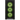 Frontalansicht des XMG SECTOR E - AMD Desktop-PCs im schwarzen Gehäuse mit dreieckigem Mesh-Gitter und drei grün leuchtenden RGB-Lüftern.