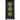 Frontalansicht des XMG SECTOR X - Intel Gaming-PCs in Schwarz mit drei vertikal angeordneten, grün leuchtenden Lüftern hinter der Mesh-Front.