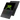 Schwarzer Gaming-Laptop XMG FUSION 15 (L25) in Vorderansicht mit RGB-Tastatur und Rückansicht, freigestellt.
