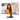 AOC Q27B3CF2 Monitor in diagonaler Ansicht mit schlankem Rahmen, schwarzem Standfuß und einer Anzeige, die eine lächelnde Person zeigt.