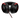 Frontalansicht des Gaming-Headsets HyperX Cloud III in Schwarz mit roten Akzenten, inklusive Kabelanschluss und seitlichem Lautstärkerad.