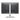 Rückansicht des Dell Pro Plus P2425 Monitors mit silbernem Standfuß und sichtbaren Anschlüssen am unteren Gehäuserand.
