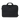 Frontalansicht der schwarzen Dicota Eco Top Traveller SCALE Laptoptasche mit Tragegriffen, Reißverschlussfächern und Markenlogo.