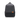 Frontalansicht des dunkelgrauen Everki Everyday Rucksacks mit zweigeteilter Optik, Reißverschlussfach und orangefarbenem Markenlogo.