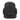 Frontalansicht des schwarzen Everki ContemPRO 117 Rucksacks mit seitlichen Reißverschlussfächern, oberer Fronttasche und orangefarbenem Akzent.