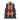 Rückansicht des Everki ContemPRO 117 Rucksacks mit orangefarbenem Polster und integriertem Trolley-Befestigungsgurt auf einem Koffergriff.