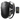 Schrägansicht der schwarzen Lamzu MAYA X 8K Wireless Gaming-Maus mit abgenommenem Gehäusedeckel und danebenliegendem 8K-Polling-Empfänger.