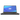 Frontalansicht des geöffneten SCHENKER WORK 15 Base (M23) Laptops mit schwarzem Gehäuse, Tastatur und beleuchtetem Bildschirm.