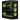 Schrägansicht des XMG TRINITY X - AMD Gaming-PCs mit gläsernem Gehäuse, neongelb leuchtenden RGB-Lüftern und sichtbarer High-End-Hardware.