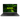 Geöffneter XMG FOCUS 17 (M25) Gaming-Laptop in Frontansicht mit Tastatur, Touchpad und grünem XMG-Logo auf dem Bildschirm.