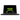 Frontalansicht des geöffneten XMG FUSION 15 (L25) Gaming-Laptops. Schwarzes Gehäuse mit RGB-Tastatur und grünem XMG-Logo auf dem Bildschirm.