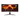 Frontalansicht des AOC Gaming-Monitors CU34G2XP/BK mit 34 Zoll Curved-Display und schwarzem Standfuß auf einer schmalen dreibeinigen Basis.