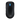 Draufsicht der mattschwarzen ASUS ROG Harpe II Ace Gaming-Maus mit blau beleuchtetem Mausrad und seitlichen Tasten.