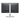 Rückansicht des Monitors Dell Pro Plus P2425H mit zentralem silbernen Standfuß, VESA-Montagebereich und horizontal angeordneten Anschlüssen.